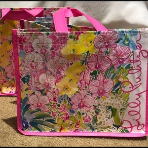 Set of 2 Lilly Pulitzer Shopping bags New